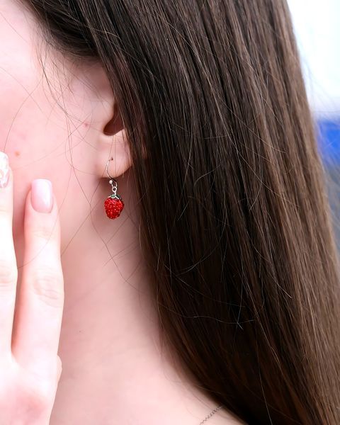 Сережки срібні Fraise фото
