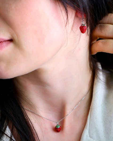 Сережки срібні Fraise фото