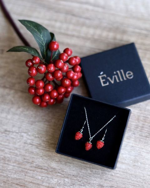 Сережки срібні Fraise фото