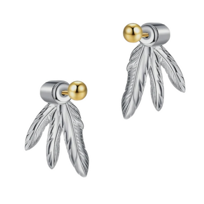 Сережки срібні Plumes фото