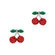 Сережки-пусети срібні Cherry