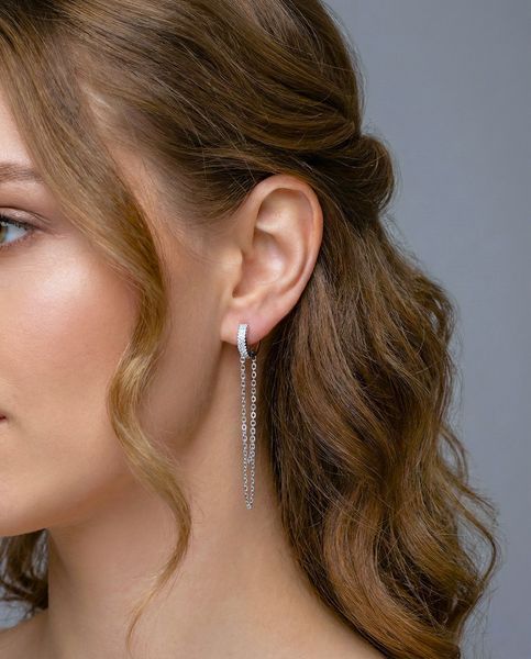 Сережки срібні Aurore фото
